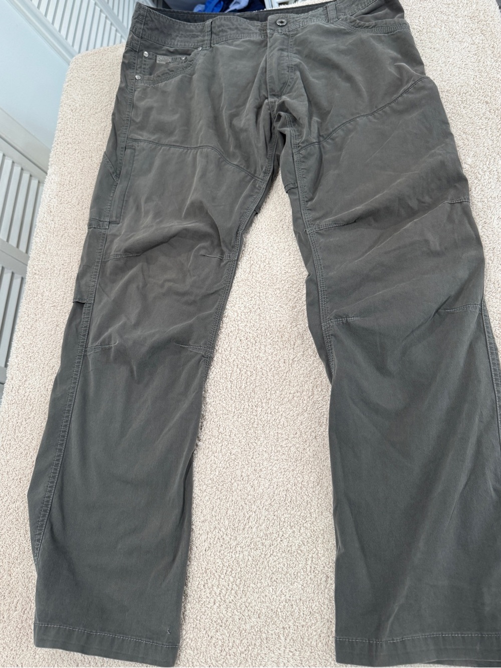 KUHL Renegade Pants Men’s 36x30 Gray Duralux Technical Outdoor Travel